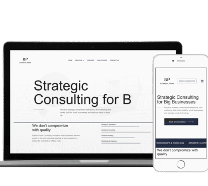 Brian Payne Consulting Website